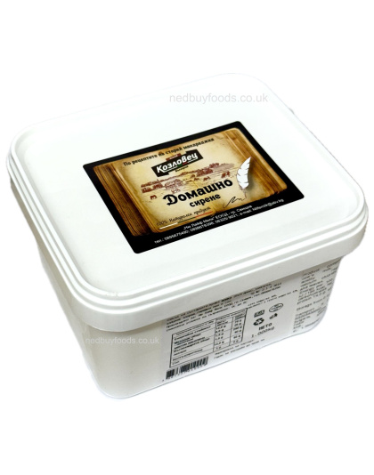 White Brined Cheese from Cow's Milk Homemade Style PVC 1kg Kozlovets